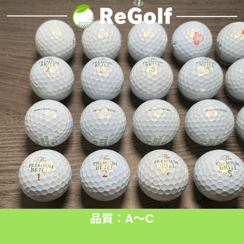 【中古】 ロストボール ブリヂストン ニューイング プレミアム ブリル パール 20球 ACランク ゴルフボール リゴルフ